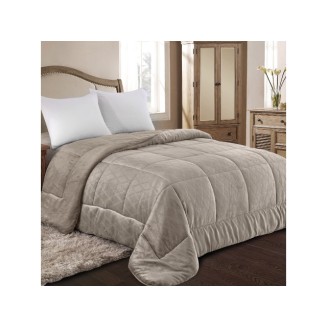 Κουβερτοπαπλωμα Μονο 160X220 Adam Home (812) Taupe