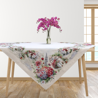 Τραπεζοκαρέ Στόφα Panel 140x140 Dimeco Fino