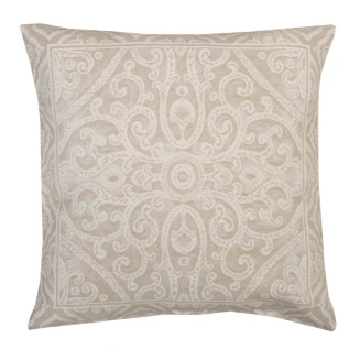 Μαξιλαροθήκη Διακοσμητική 45x45 Dimeco Στόφα Panel Capri Beige