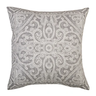 Μαξιλαροθήκη Διακοσμητική 45x45 Dimeco Στόφα Panel Capri Grey