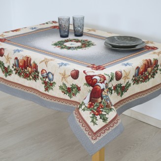 Τραπεζομάντηλο 140x180 Dimeco 8930 Silver
