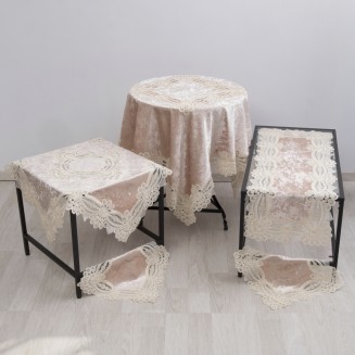 Σετ Κέντημα 5 Τεμαχίων Dimeco 9131 Beige