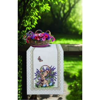 Runner Στόφα Panel 45x140 Dimeco Easter Charm