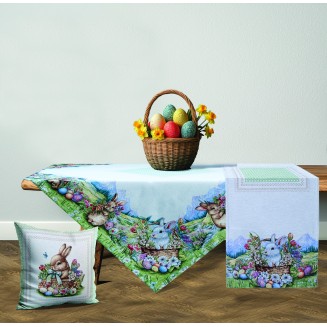 Καρέ Στόφα Panel 100x100 Dimeco Easter Grass