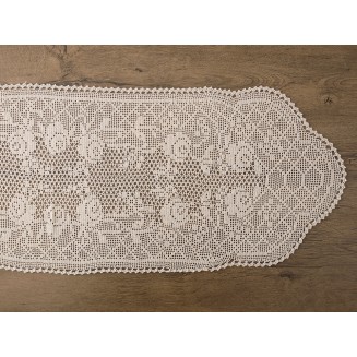 Runner xειροποίητο 38x115 1178 Ecru Dimeco