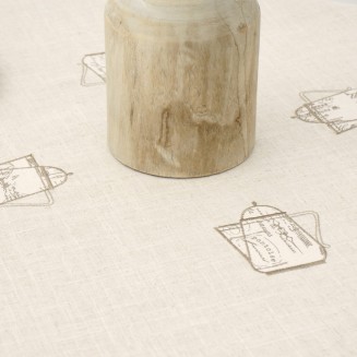 Τραπεζομάντηλο Κεντητό 140x140 Dimeco 1925 Ecru