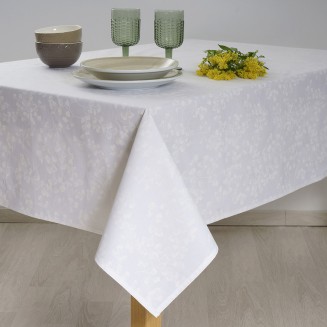 Τραπεζομάντηλο Αλέκιαστο 135x135 Dimeco 5802 White