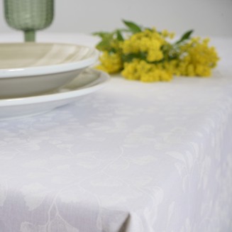 Τραπεζομάντηλο Αλέκιαστο 135x135 Dimeco 5802 White