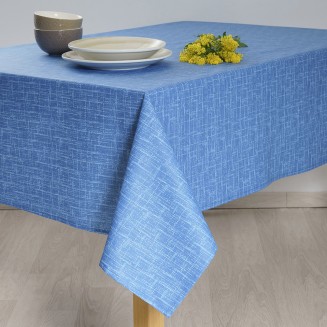 Τραπεζομάντηλο Αλέκιαστο 135x135 Dimeco 5805 Blue