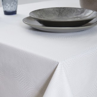 Τραπεζομάντηλο Αλέκιαστο 135x135 Dimeco 5808 White