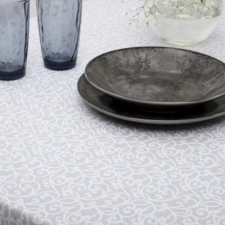 Τραπεζομάντηλο Αλέκιαστο 135x135 Dimeco 5810 Grey
