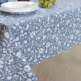 Τραπεζομάντηλο Αλέκιαστο 135x135 Dimeco 5811 Blue