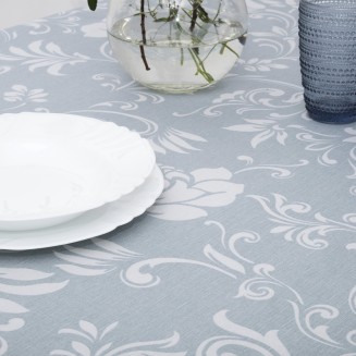 Τραπεζομάντηλο Αλέκιαστο 135x135 Dimeco 5813 Blue