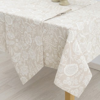 Τραπεζομάντηλο Στόφα Allover 140x220 Dimeco 8095 Beige