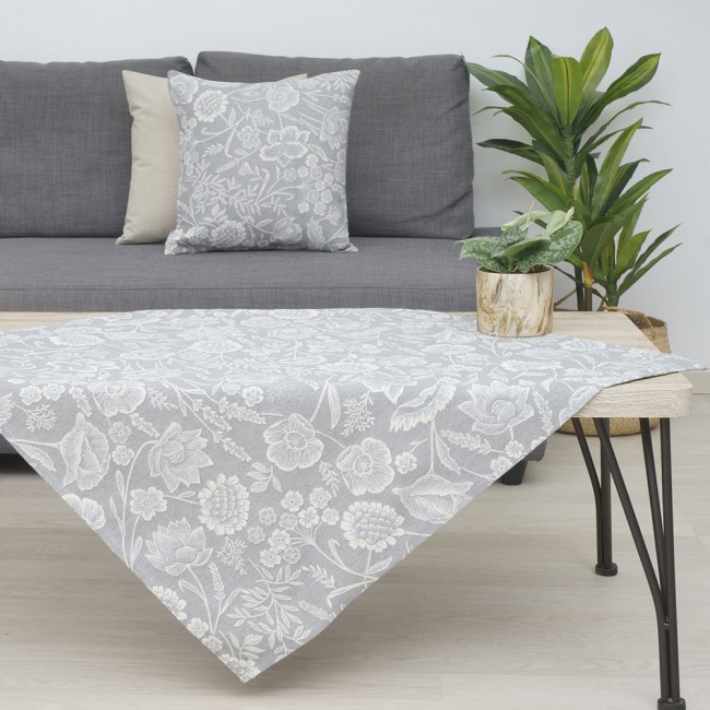 Τραπεζομάντηλο Στόφα Allover 140x220 Dimeco 8095 Grey