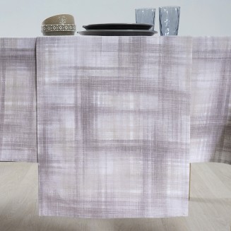 Runner  40x160 CHECK Brown Dimeco