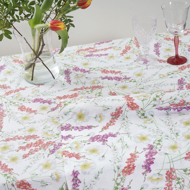 Τραπεζομάντηλο Λονέτα 135x135 Dimeco Fleur