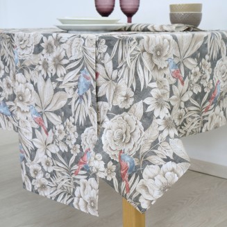 Σουπλά  Τυπωτό Βαμβακερό 35x50  Dimeco Ivy Anthracite