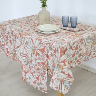 Σουπλά  Τυπωτό Βαμβακερό 35x50  Dimeco Ivy Terracotta