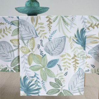 Runner  40x160 LEAVES Green Dimeco