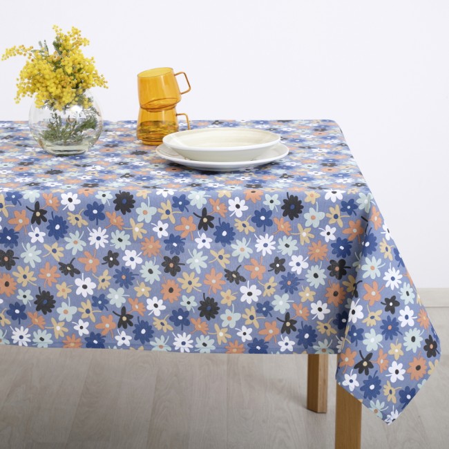 Τραπεζομάντηλο Λονέτα 135x135 Dimeco Maya Blue