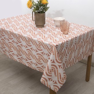 Tραπεζομάντηλο 140x260 Dimeco Nora Terracotta