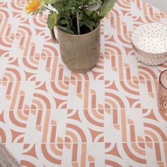 Σουπλά Τυπωτό Βαμβακερό 35x50  Dimeco Nora  Terracotta