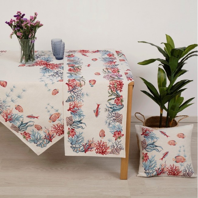 Τραπεζομάντηλο Στόφα Panel 140x220 Dimeco River