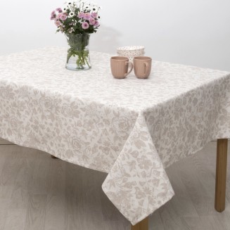 Τραπεζομάντηλο Στόφα Allover 140x220 Dimeco Sicily Beige