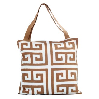 Τσάντα Κεντητή 45x45  Dimeco Zy-1255 Beige