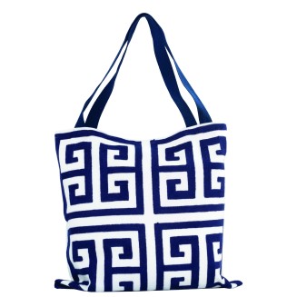 Τσάντα Κεντητή 45x45  Dimeco Zy-1255 Blue