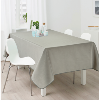 Τραπεζομάντηλο Αλέκιαστο 150x150 Flamingo Μονόχρωμο Beige