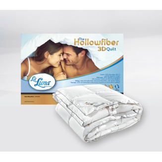 Πάπλωμα Συνθετικό Γίγας 240x260 La Luna The 3D Hollowfiber Duvet