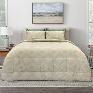 Κουβερλί Υπέρδιπλο 220x240 Lino Siroco Grey