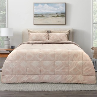 Κουβερλί Υπέρδιπλο 220x240 Lino Siroco Pink