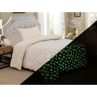 Κουβερτοπάπλωμα Φωσφοριζέ Μονό 160x220 Lino Estrella Beige