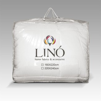 Πάπλωμα Μονό 160x220 Lino Colcha White