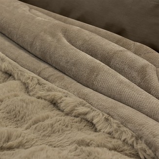 Κουβερτοπάπλωμα Υπέρδιπλο 220x240 Lino Conilio Beige