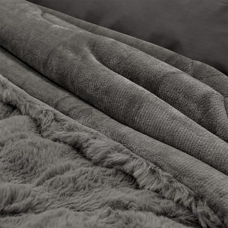 Κουβερτοπάπλωμα Υπέρδιπλο 220x240 Lino Conilio D Grey