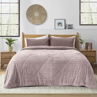 Κουβερτοπάπλωμα Υπέρδιπλο 220x240 Lino Stacy Lilac