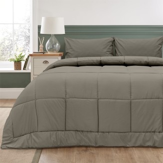Πάπλωμα Μονό 160x220 Lino Colcha Grey
