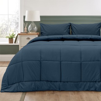 Πάπλωμα Μονό 160x220 Lino Colcha Blue