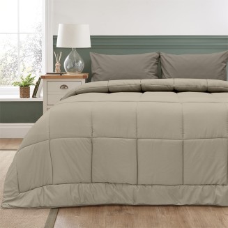 Πάπλωμα Μονό 160x220 Lino Colcha Beige