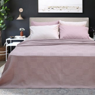 Κουβέρτα Πικέ Υπέρδιπλη 220x240 Lino Renk D Pink