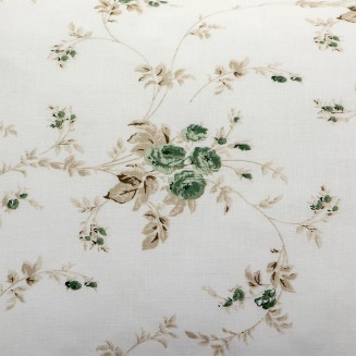 Σεντόνια Σετ Μονά Με Λάστιχο 105x200+30 Lino Rosalie Green