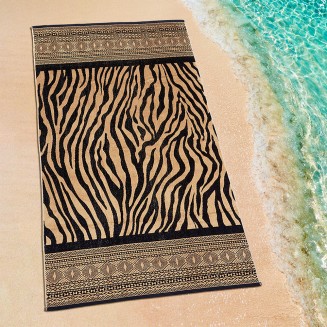 Πετσέτα Θαλάσσης 86x160 Lino African Brown