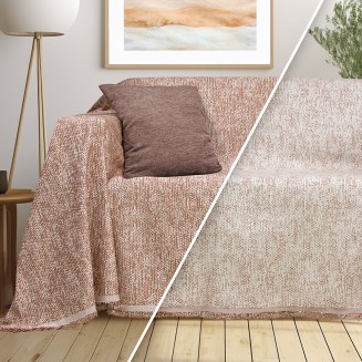 Ριχτάρι Πολυθρόνα 180x180 Lino Saphire Terracota