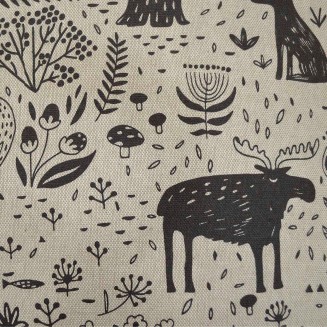 Μαξιλαροθήκη Διακοσμητική 45x45 Lino Kettu 850 Black