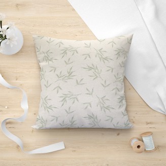Μαξιλαροθήκη Διακοσμητική 45x45 Lino Baby Bamboo 701 Green