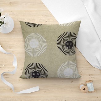 Μαξιλαροθήκη Διακοσμητική 45x45 Lino Solei 850 Grey